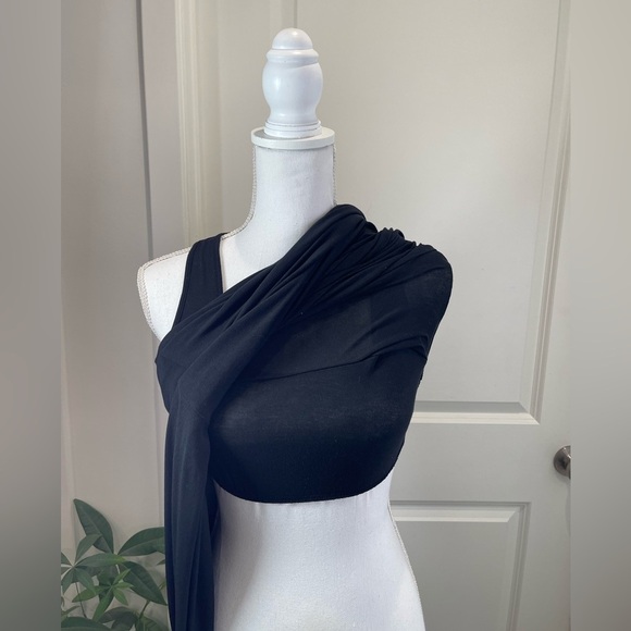 Vince Chambray Back Maxi Dress Black XS - Picture 5 of 5